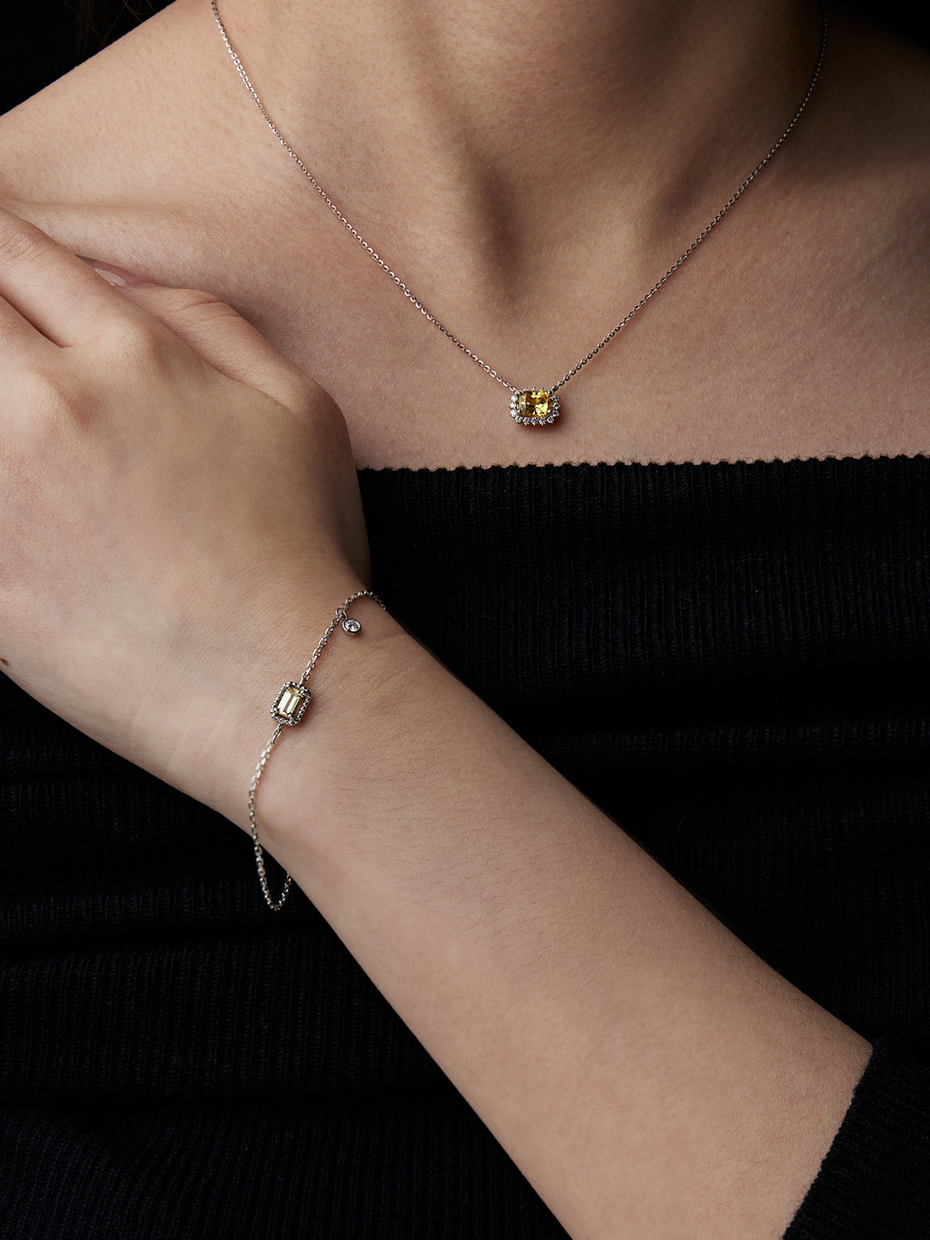 柔光初映Tender Light｜黃寶石手鍊