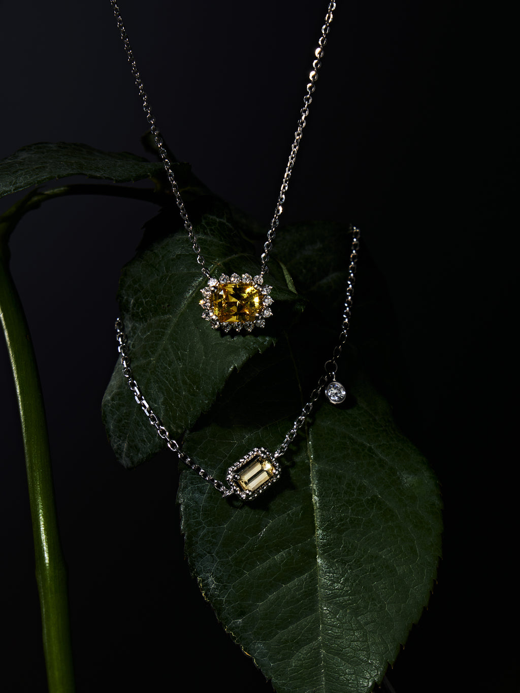 春日初光First Light｜黃色藍寶石項鍊