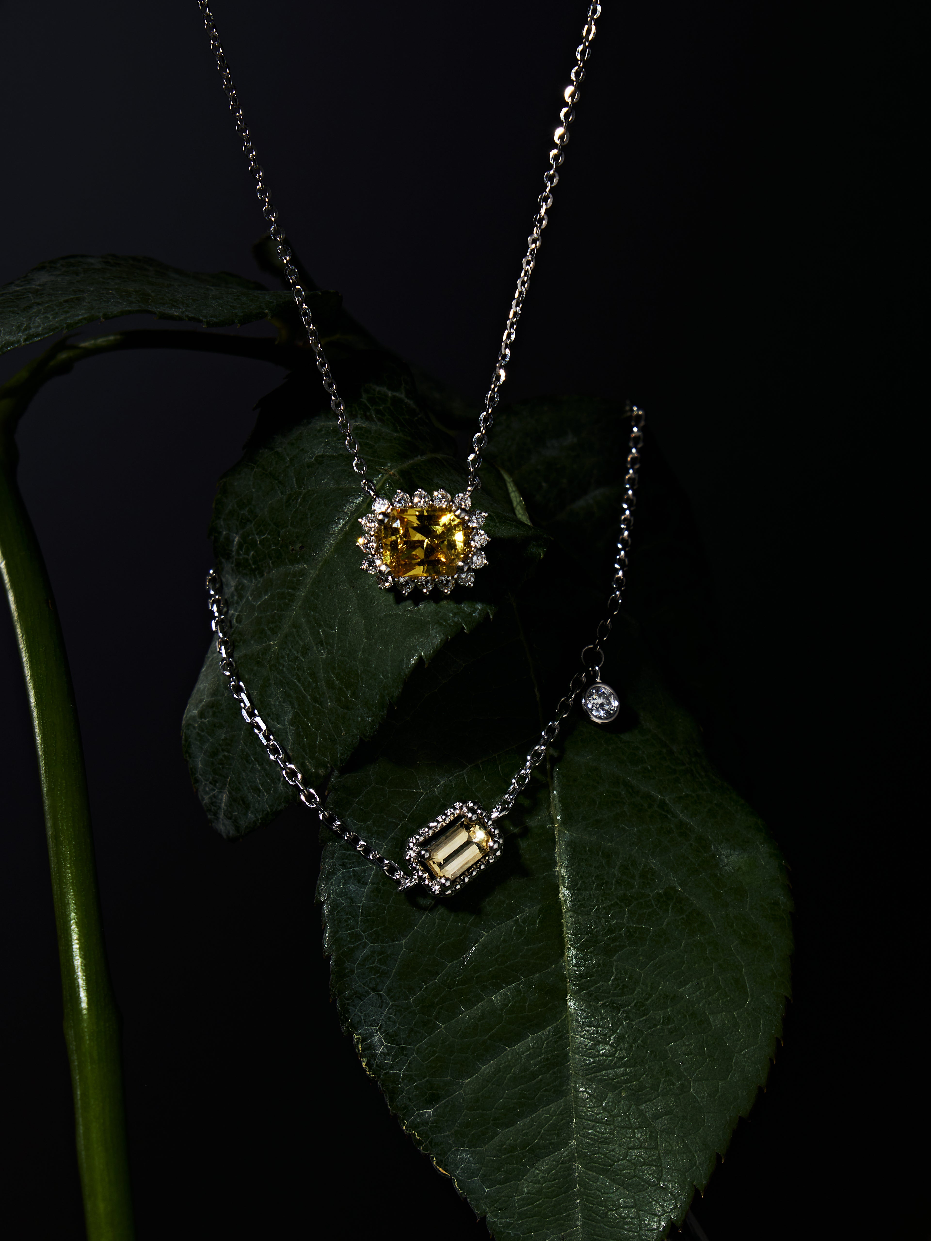 春日初光First Light｜黃色藍寶石項鍊